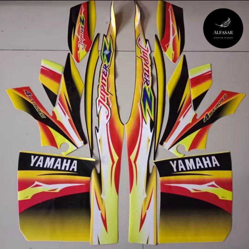 STICKER Striping YAMAHA JUPITER Z 2004 Kuning