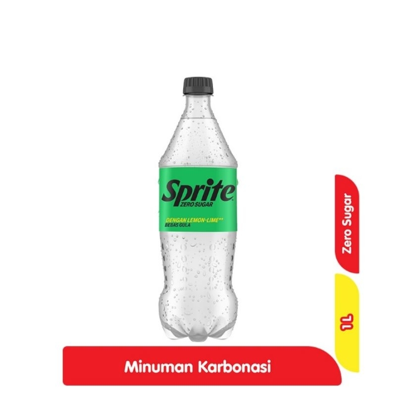 

Sprite Zero Minuman Soda RasaLemon Jeruk Nipis Bebas Gula Botol 1 L