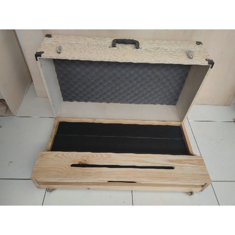 pedalboard dengan box 75x40custom size