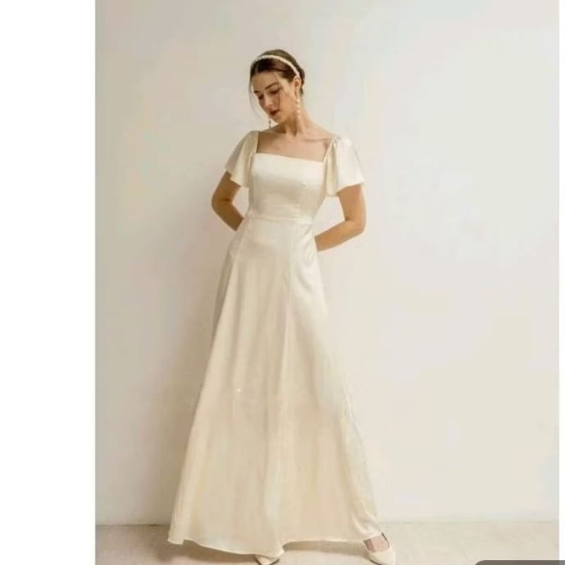 Helma Dress Sabrina Kasual,Dress Korea Jumbo,Long Dress Bigsize