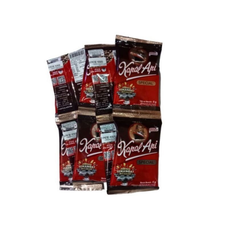 

Kopi Kapal Api Mini 6 gr/Kopi Kapal Api Kecil/Kopi Hitam Tanpa Gula/Kopi Sachet Kecil