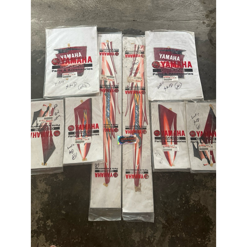 striping jupiter z burhan original  hitam maroon