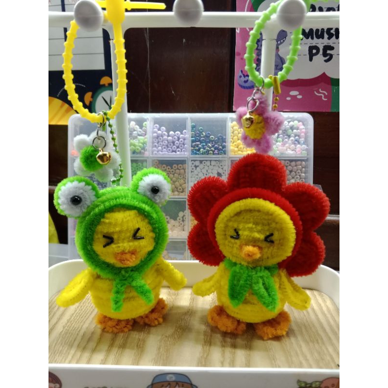 gantungan bebek gantungan boneka bebek keychain bag