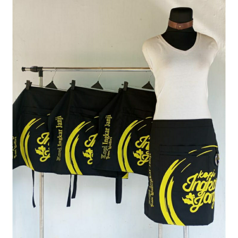 Custom Apron Celemek Waiters