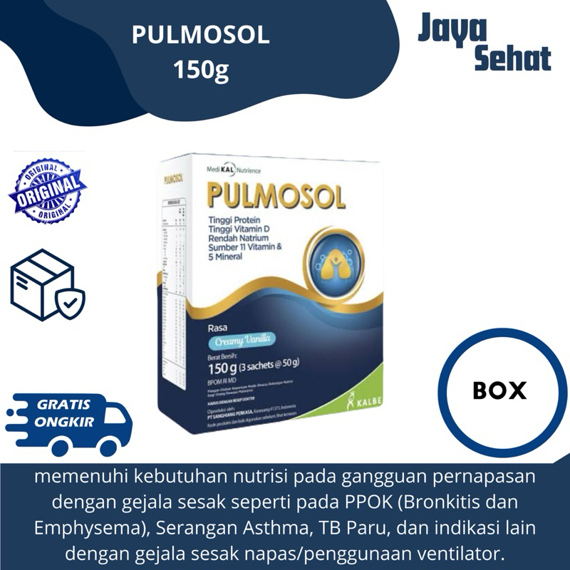 

Pulmosol - Susu Nutrisi Kesehatan Pernapasan
