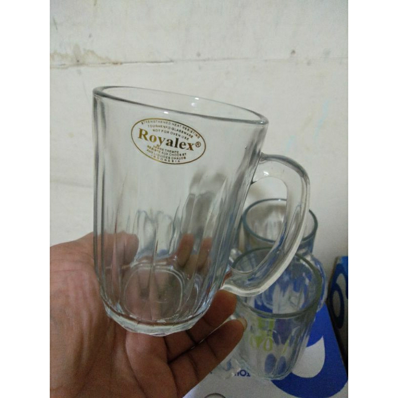 Gelas Royalex Gagang belimbing 12 pcs 270 ml 9.5 oz