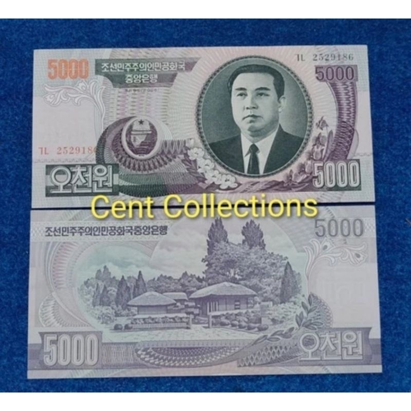 Uang Asing 5000 Won Korut