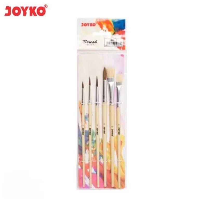 

kuas cat air / kuas lukis joyko BR-1 ( 6 pcs)