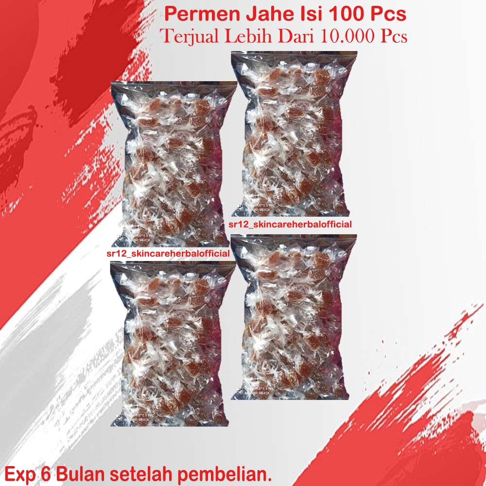 

Permen Jahe Asli 1 Pack Isi 100 Pcs Permen Jahe Jadul Untuk Ibu Hamil Untuk Mual Snack Ginger