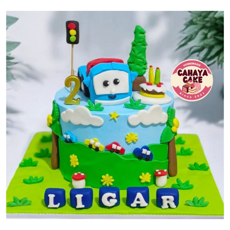 

Kue Ulang Tahun Leo Th3 Truck / Custom Cake / Kue Ulang Tahun Mobil