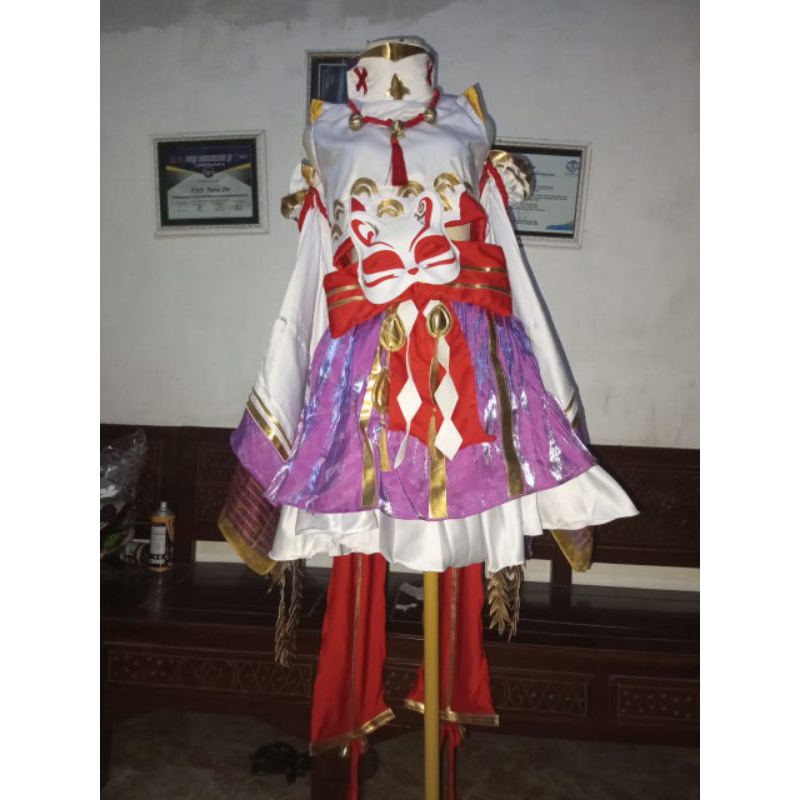 ANGELA KINSHIN DENSETSU//ANGELA MLBB//ANGELA SKIN KINSHIN DENSETSU/ANGELA COSPLAY/MLBB COSTUME