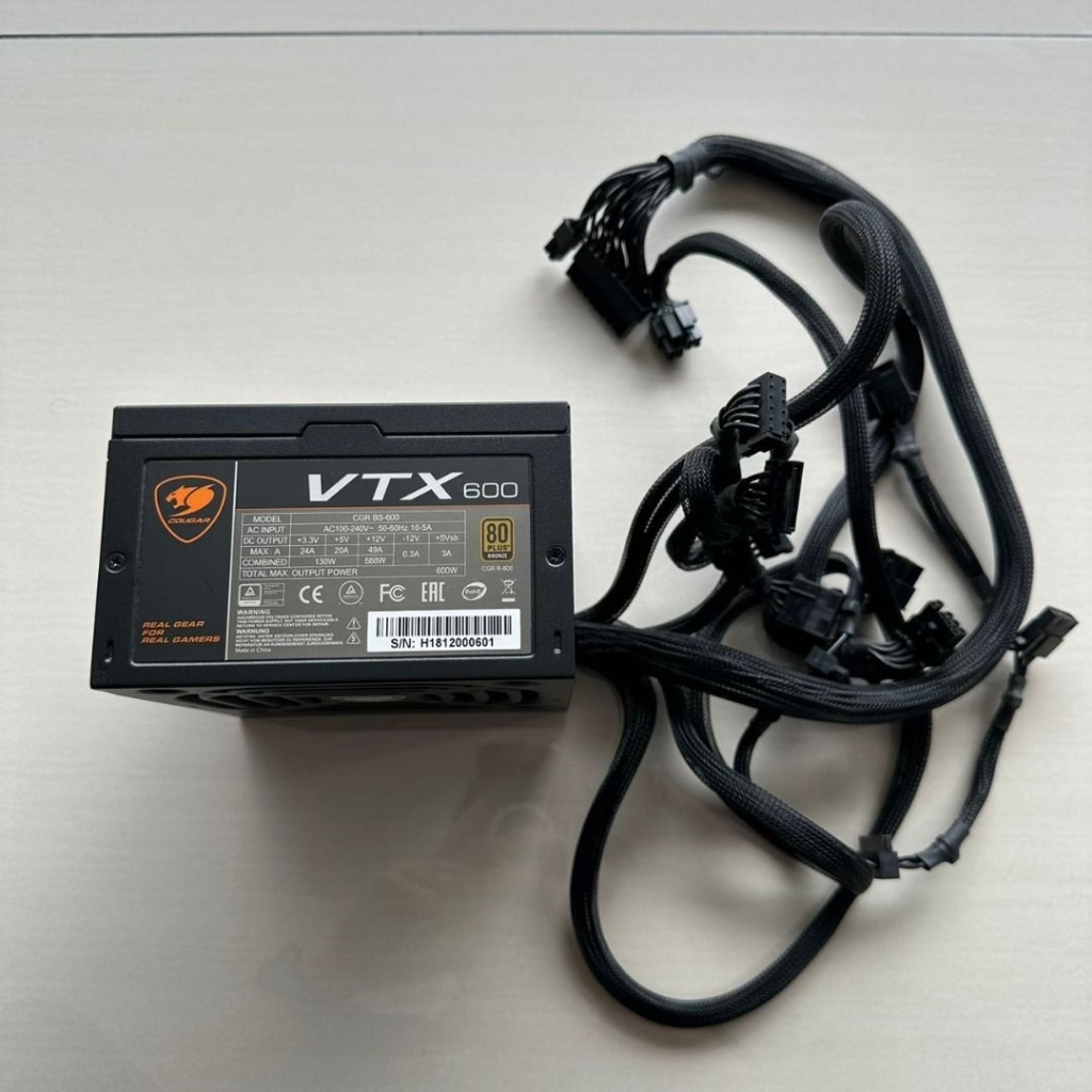 Cougar PSU 600 Watt 80 Plus Bronze Second
