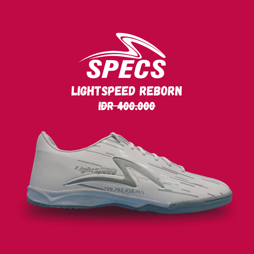 Sepatu Futsal Specs Accelerator Lightspeed Reborn Terbaru cewek cowok Unisex