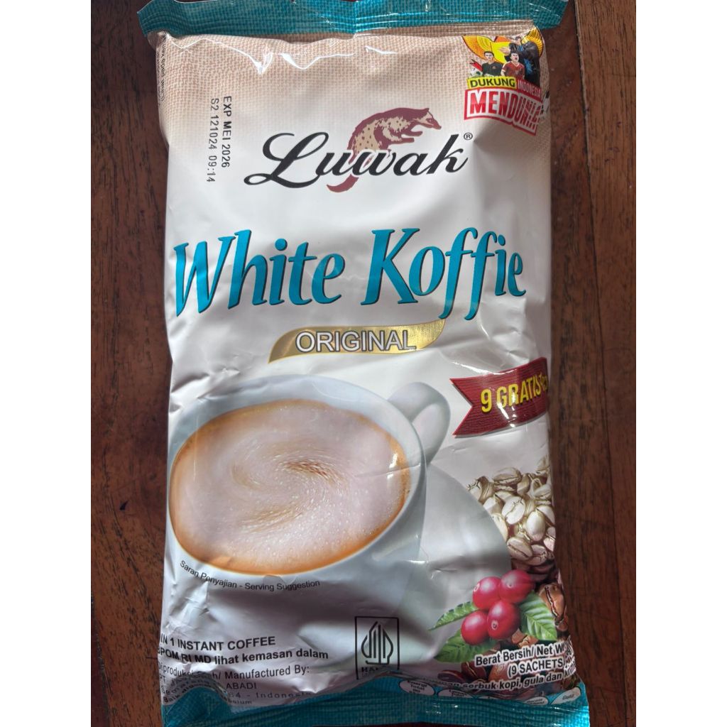 

KOPI LUWAK WHITE KOFFIE 10PCS