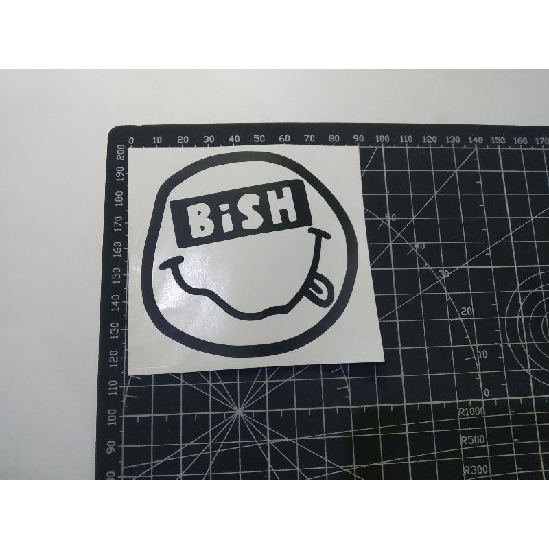 stiker cutting bish