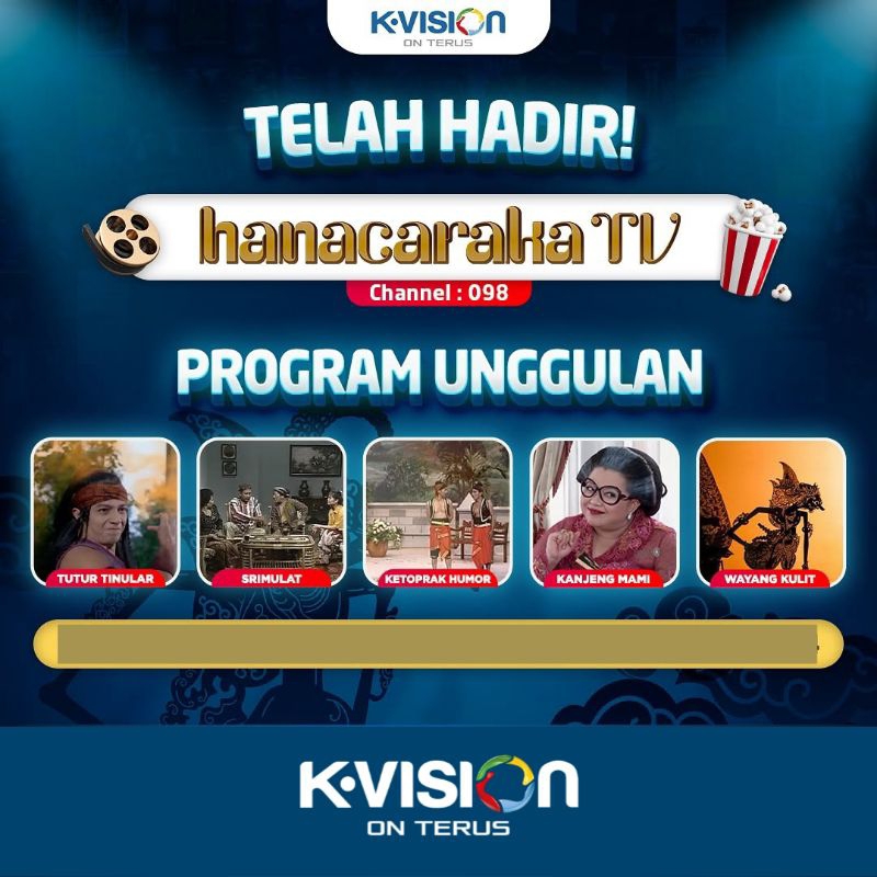 Paket  Kvision Bromo Cartenz GOL HANACARAKA TV