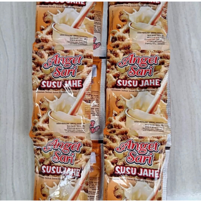 

Susu jahe anget sari 10 sachet