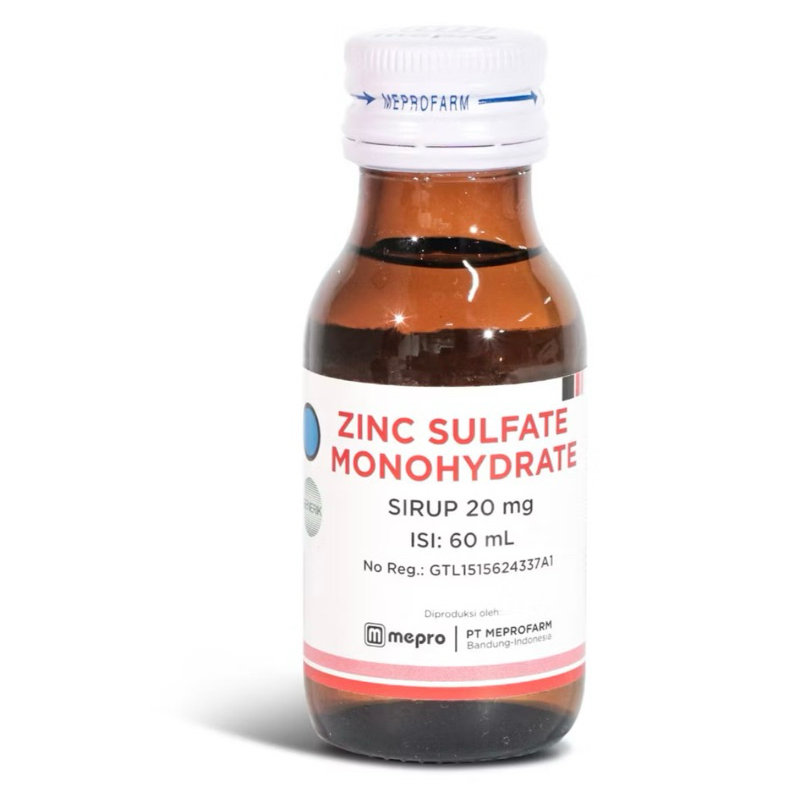 Zinc Sulfate Sirup 60 ml Mepro