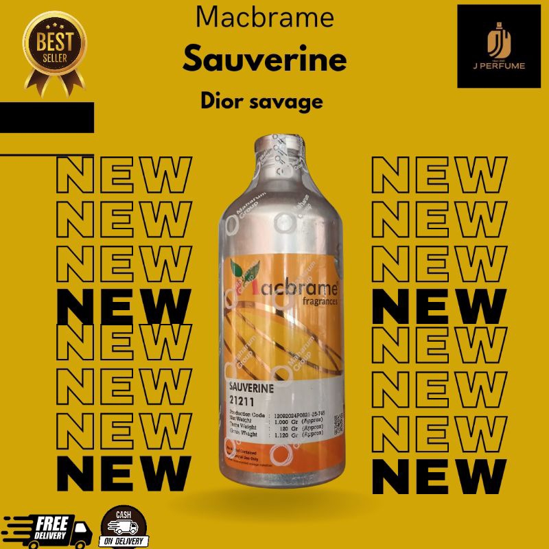 SAUVERINE Bibit parfume murni segel pabrik Macbrame 1kg
