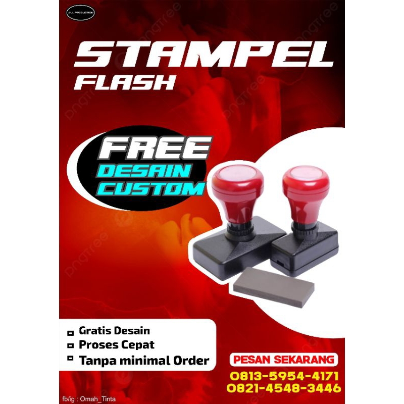 

STAMPEL FLASH MURAH_ Bisa Custom sesuai Keinginan ,Cepat ,Stampel ,Irit, Custom