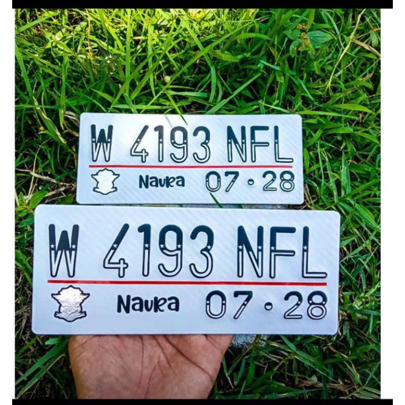 PLAT MOTOR PUTIH BAUT TANAM//PLAT MOTOR//PLAT MOTOR STANDART//PLAT MOTOR PUTIH