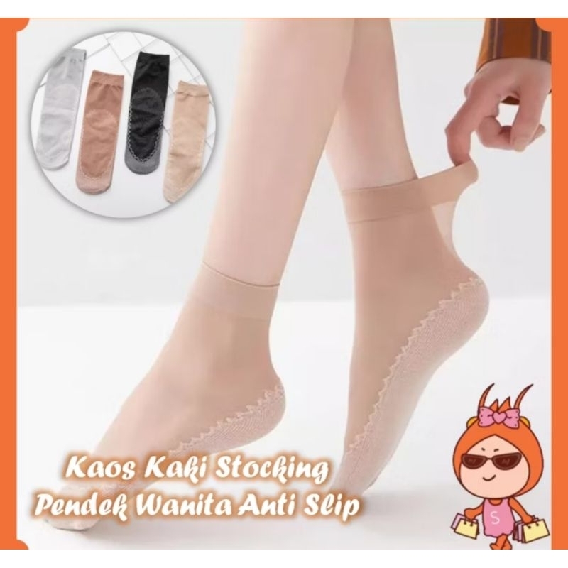 KAOS KAKI PENDEK TRANSPARAN WANITA KAOS KAKI WANITA