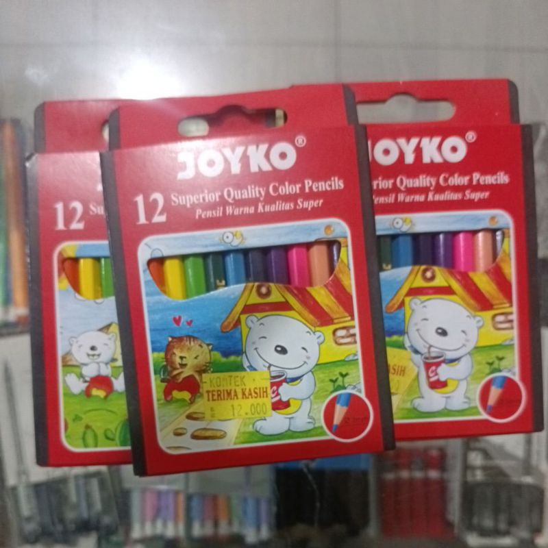 

Joyko Super Quality Color Pensil Warna Kaitius SUPER 12