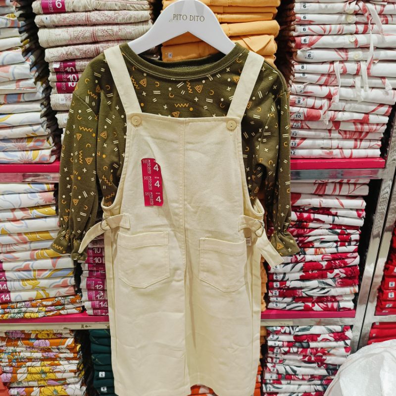 PITO DITO GIRLS - OVERALL ANAK PEREMPUAN PROMO