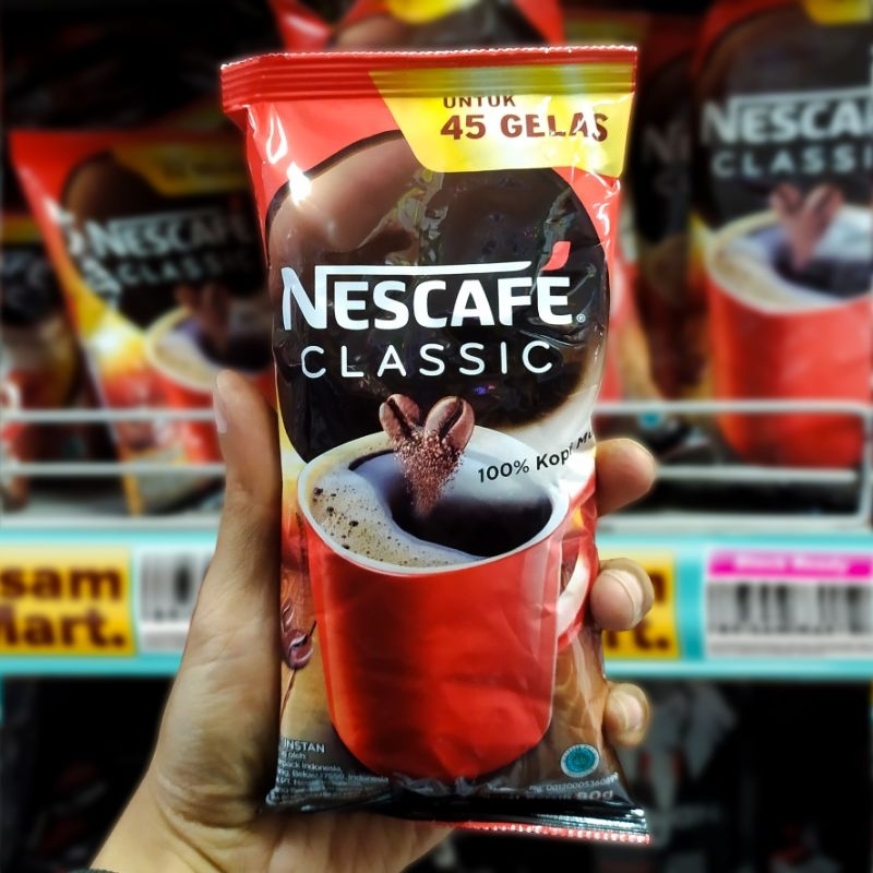 

Nescafe Coffee Classic Kemasan Ekonomi 45g