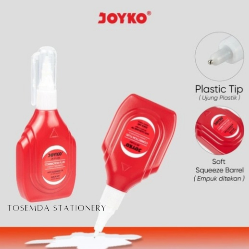 

Correction Fluid JK -01 ( Red ) / Tipe x Joyko JK-01 Merah / PCS
