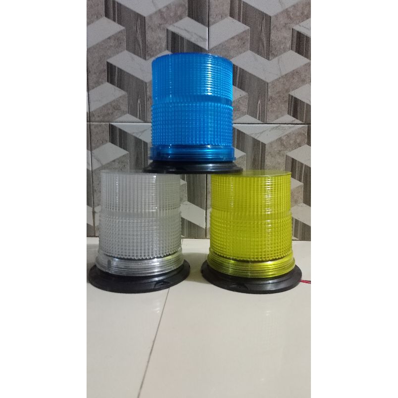 LAMPU ROTARY RAKITAN JUMBO SERI H 1X KEDIP 12 24 VOLT SUPER TERANG