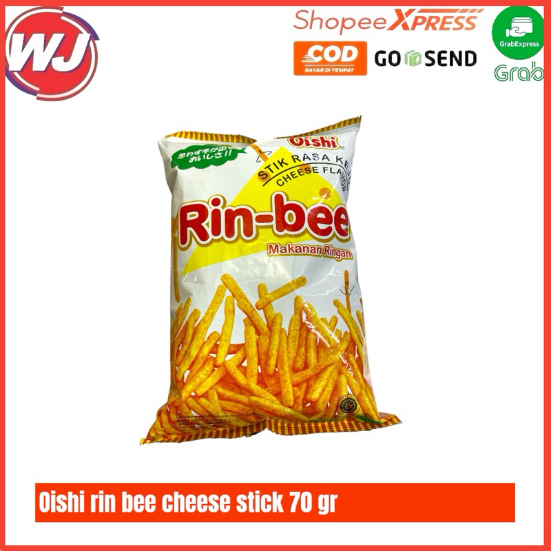 

OISHI RIN BEE CHEESE STICK 70 GRAM