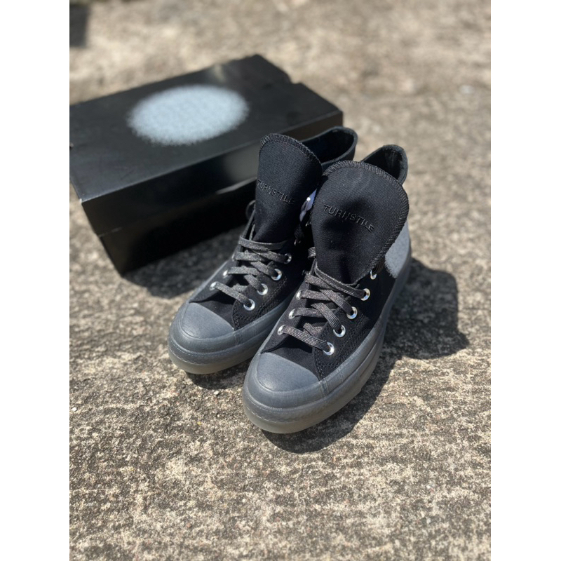CONVERSE X TURNSTILE CT BLACK GREY / WHITE 100% ORIGINAL