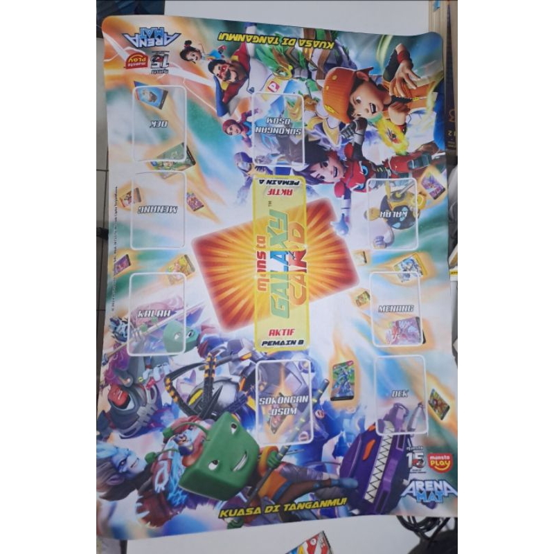 Monsta Galaxy Card | Arena mat V3 | Edisi Universe Boboiboy