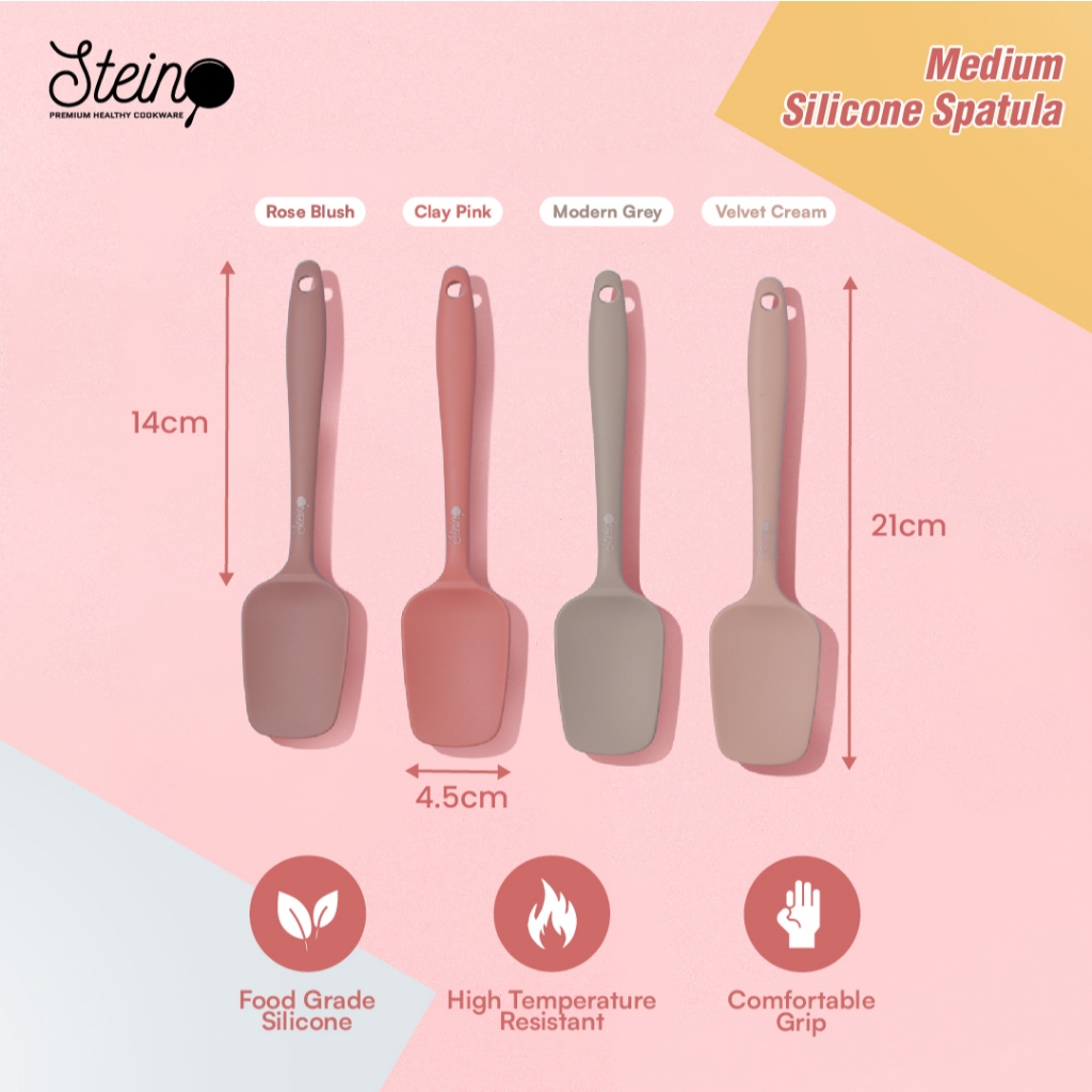 STEIN Spatula Medium Stein - Medium Spatula Silikon