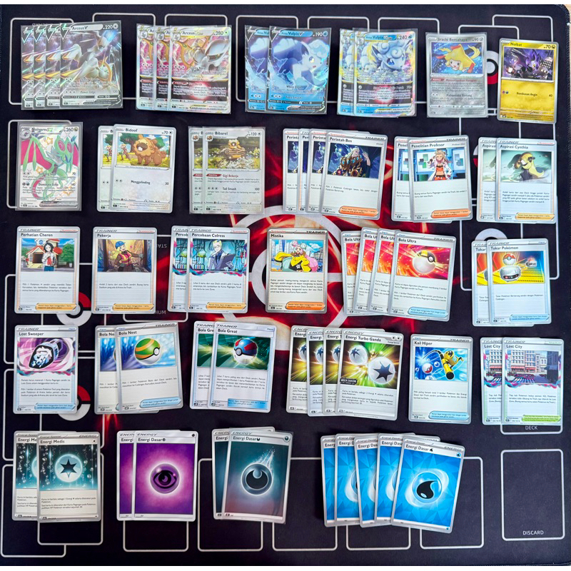 Pokemon TCG Indonesia Arceus V Full Deck