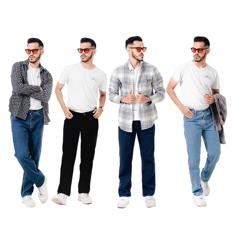 Celana Panjang Jeans Hitam Pria Ukuran Jumbo/Big Size Jeans reguler Slimfit 34-44