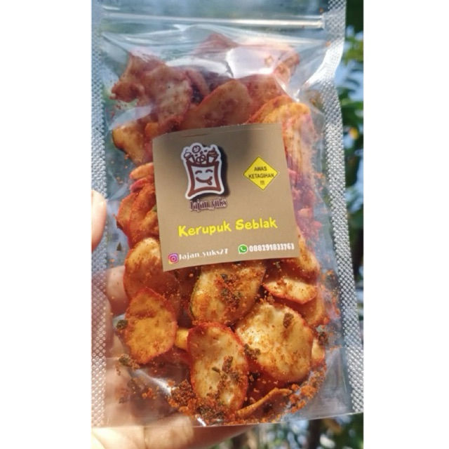

KERUPUK SEBLAK - enak gurih renyah bisa cod