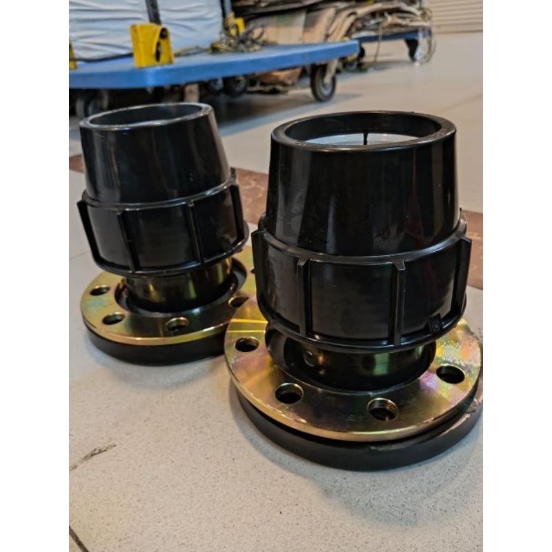 FITTING HDPE FLANGE ADAPTOR 90MM FLANGE PP