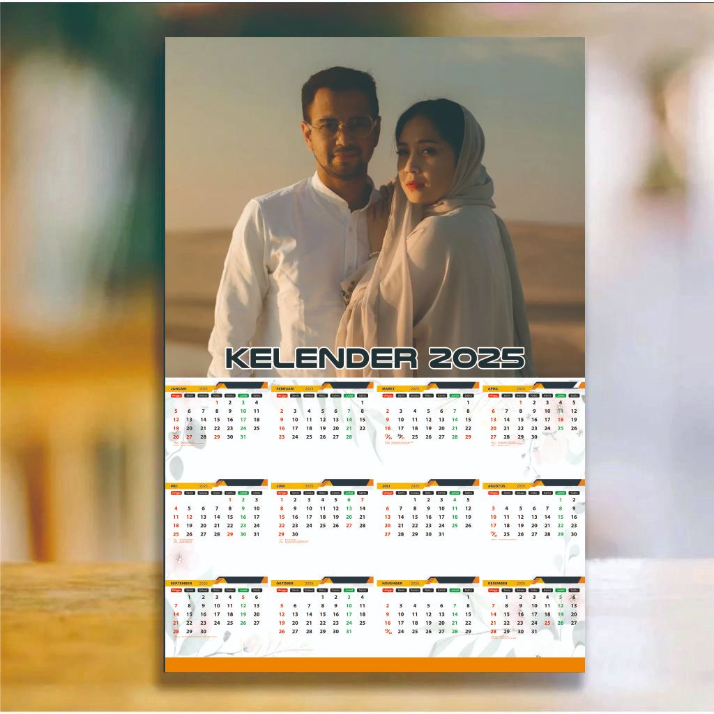 

Kalender Dinding Foto Sendiri 2025 Custom Custom kalender