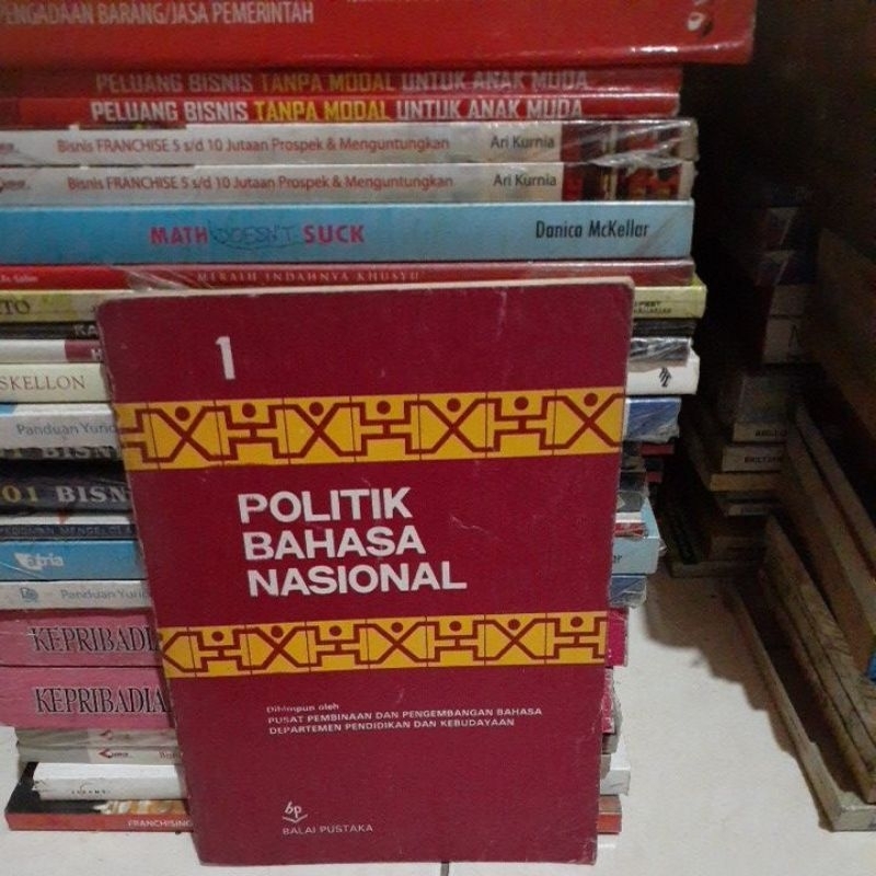 1 politik bahasa nasional