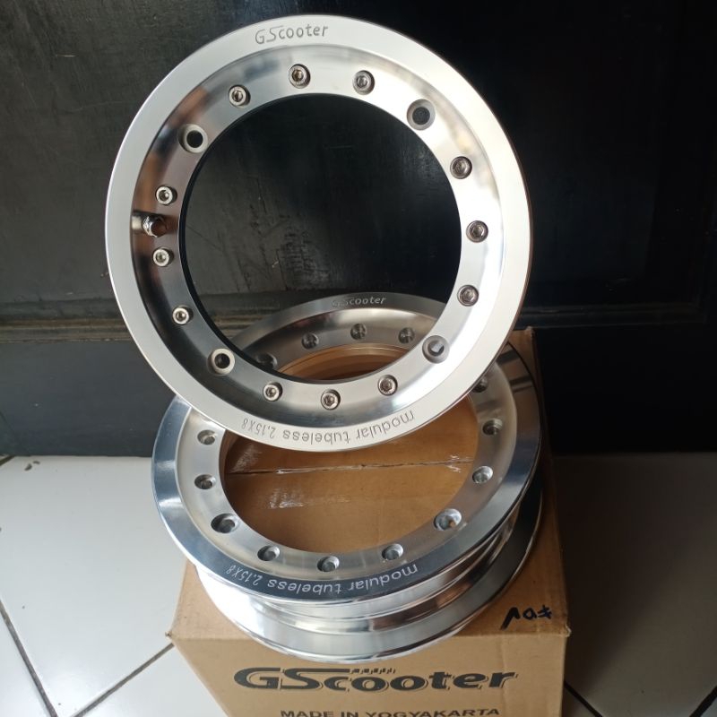 velg vespa tubeless modular rim 8 GSCOOTER