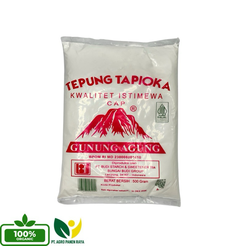 

Tepung Tapioka Cap Gunung Agung | 500 gram
