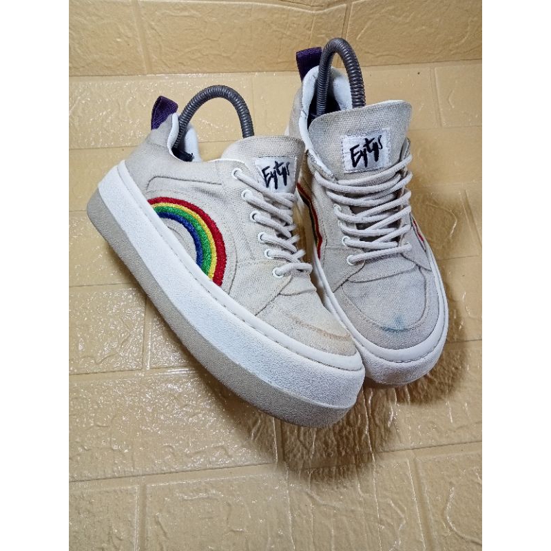 sepatu seconddbranded Eytys rainbow size 37/24.4cm mulus original