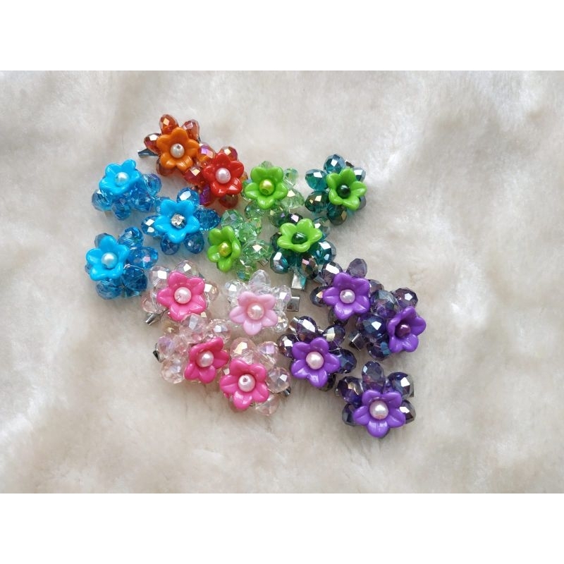 Bros kristal mini / Bros Cristal / Bros mini / Bros kristal bunga /Bros kristal / peniti dagu