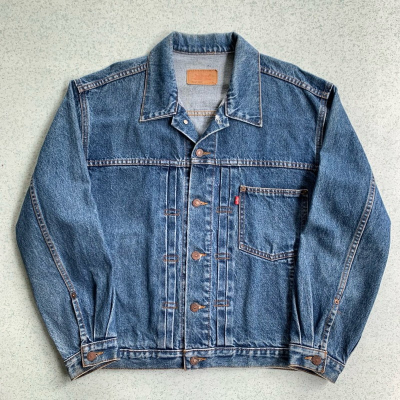 Levis Type 1 70647-0217 Vintage 90s Trucker Denim Jacket. Not Work Jacket Carhartt Detroit Eisenhowe