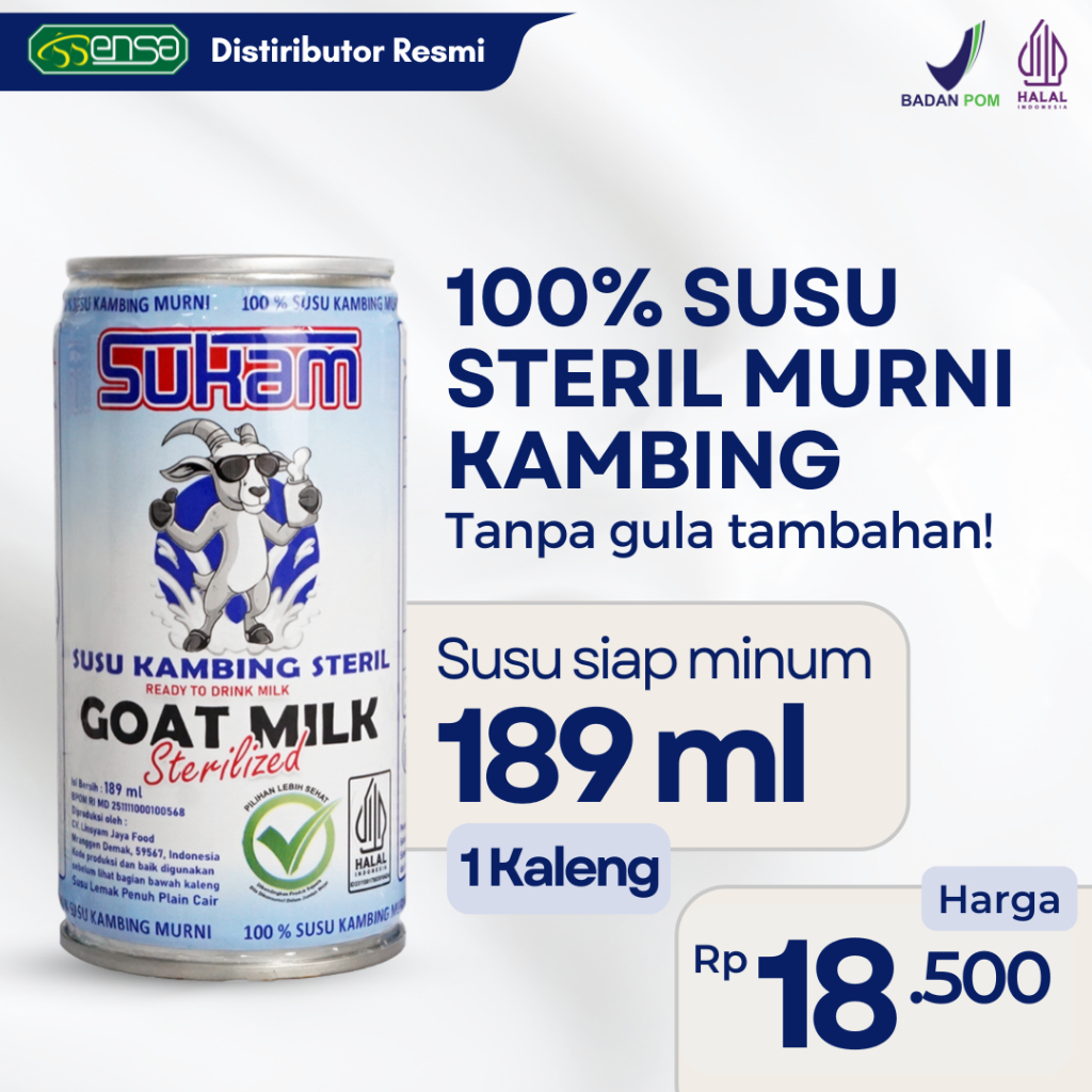 

Susu Kambing Steril Murni 100% - SUKAM