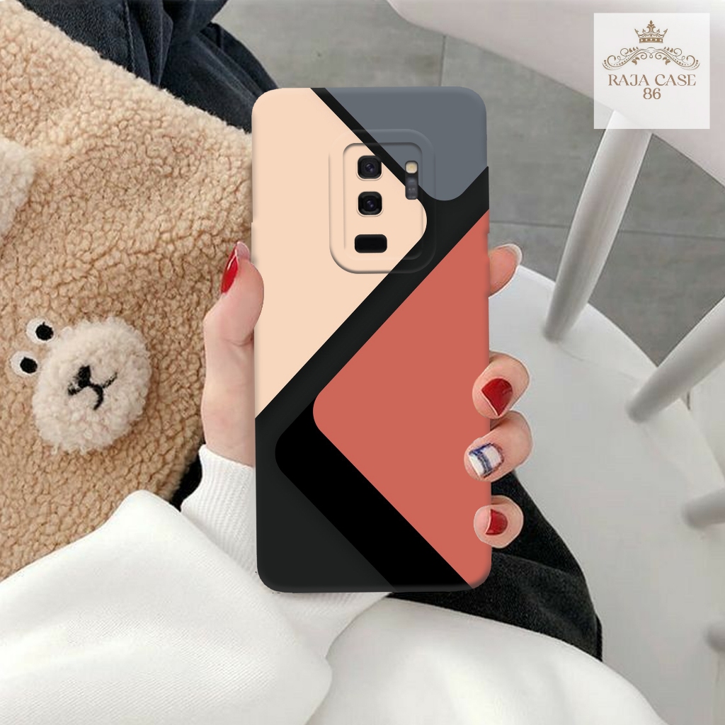Softcase Samsung Galaxy S9 Plus - Rajacase - Case Samsung Galaxy S9 Plus - Motif Case Abstrak - Case