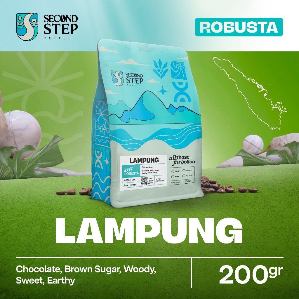 

Biji Kopi Bubuk Robusta Lampung Coffee Roast Beans Espresso Tubruk 200gr