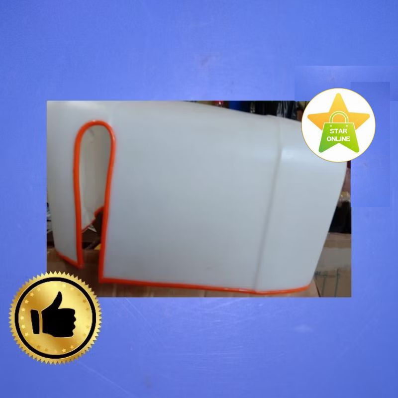 Cover putih pompa air shimizu ps 135 130 pendorong booster pump tutup rumah